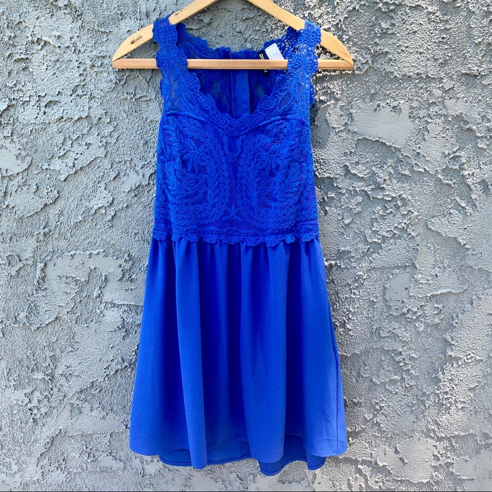 H&M | Lace Blue Dress